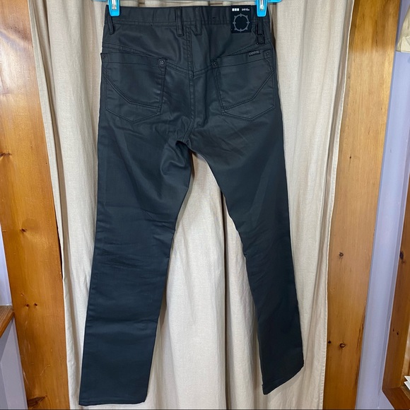 Empyre Skeletor Black Waxed Skinny Jeans - Picture 4 of 9